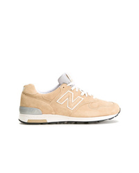 Tan Suede Athletic Shoes