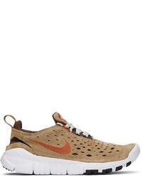 Nike Brown Free Run Trail Sneakers
