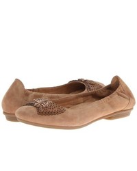 Earth Butterfly Shoes Camel Suede