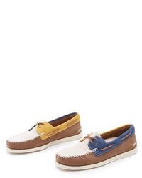 Sperry Ao 2 Eye Wedge Suede Boat Shoes