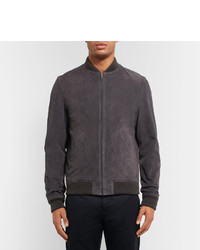 A.P.C. Louis W The Ferris Suede Bomber Jacket