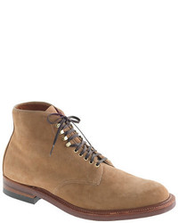 J.Crew Alden For Boots In Camel Suede