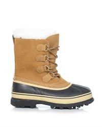 Sorel Caribou Suede And Rubber Boots