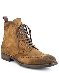 To Boot New York Brennan Wingtip Suede Boots