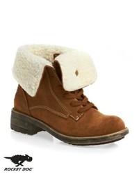 Rocket Dog Tacey Suede Boots Tan