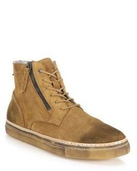 Diesel Suede Lace Up Boots