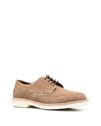 Brunello Cucinelli Brogue Lace Up Leather Shoes