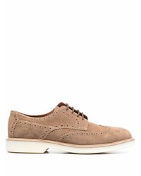 Brunello Cucinelli Brogue Lace Up Leather Shoes