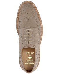 Brooks Brothers Suede Perforated Wingtips