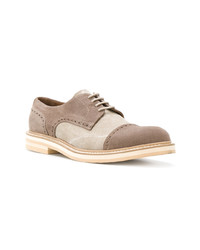 Eleventy Contrast Lace Up Brogues