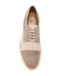 Eleventy Contrast Lace Up Brogues