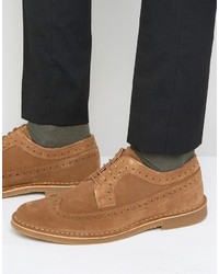 Selected Homme Royce Suede Brogue Shoes
