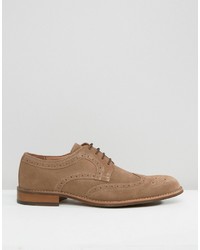 Dune Radcliffe Suede Derby Brogue Shoes