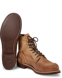 Red Wing Shoes Iron Ranger Distressed Suede Boots