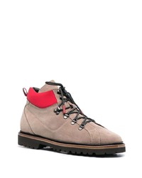 Kiton Lace Up Suede Boots