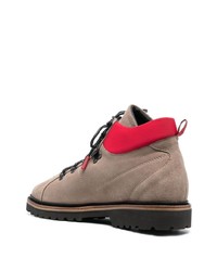 Kiton Lace Up Suede Boots
