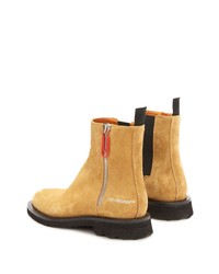 Off-White Spongesole Suede Ankle Boots