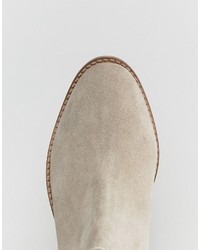 Asos Absolute Wide Fit Suede Chelsea Ankle Boots
