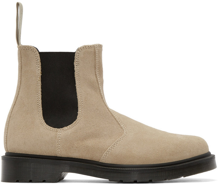 dr martens tan chelsea boots