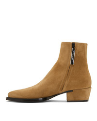 Givenchy Beige Suede Dallas Boots