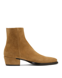 Givenchy Beige Suede Dallas Boots