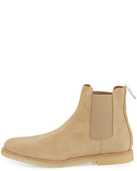 Common Projects Calf Suede Chelsea Boot Tan