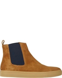 Men's Tan Chelsea Boots by Barneys New 