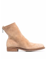 Guidi Crinkled Effect Ankle Suede Boots
