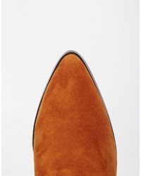 Aldo Etiweil Tan Leather Heeled Chelsea Boots