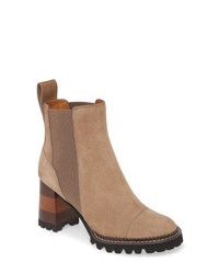 See by Chloe Mallory Block Heel Bootie