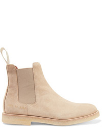 Common Projects Suede Chelsea Boots Sand