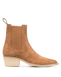 Amiri Suede Pointed Toe Boots