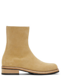 Our Legacy Tan Suede Boots