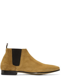Paul Smith Tan Suede Marlowe Chelsea Boots