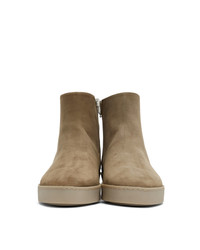 Fear Of God Taupe Nubuck Chelsea Boots