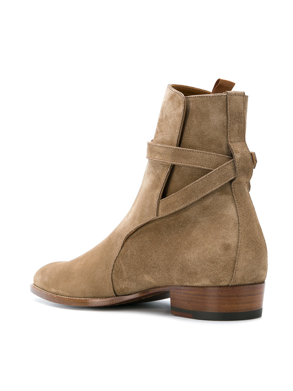 Saint Laurent Wyatt 30 Jodhpur Boots, $1,045 | farfetch.com | Lookastic