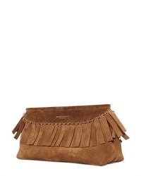 Burberry Fringed Suede Clutch