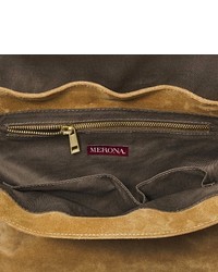 Merona Leather Crossbody Handbag With Removable Strap Tan
