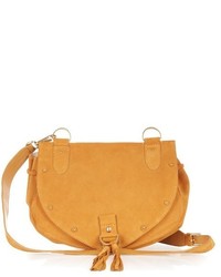 See by Chloe See By Chlo Collins Leather And Suede Cross Body Bag
