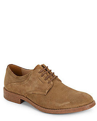 Andrew Marc Carmine Perforated Suede Oxfords