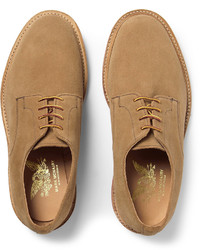 Mark McNairy Contrast Sole Suede Derby Shoes