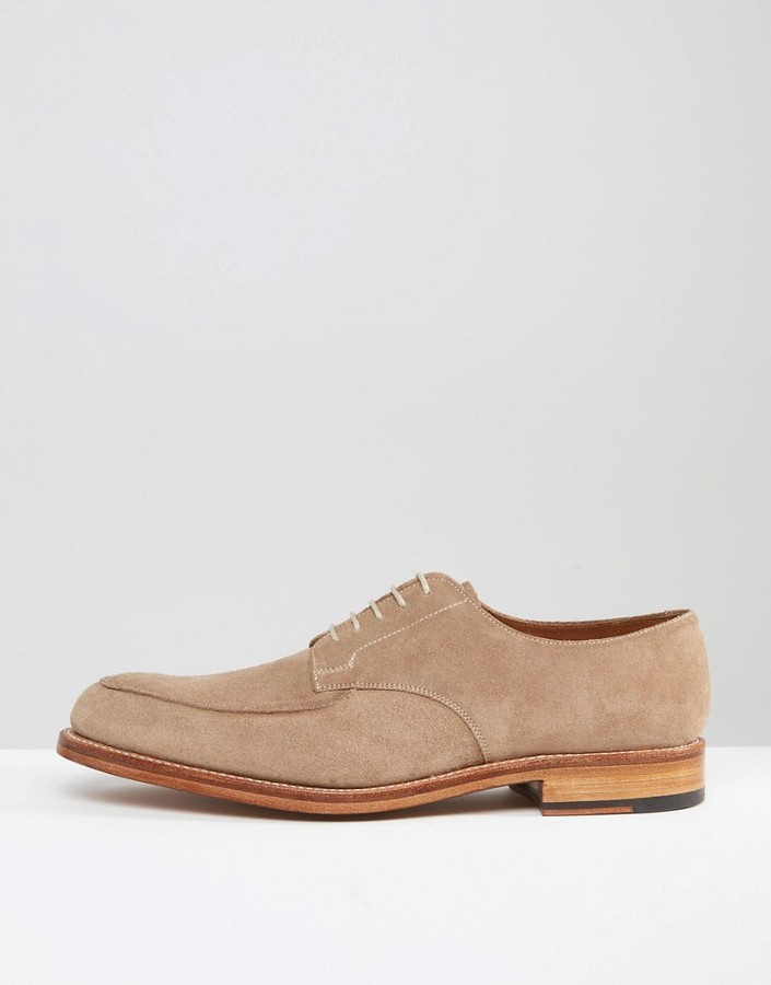 Grenson Dean Suede Derby Shoes, $158 | Asos | Lookastic