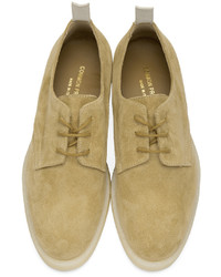 Common Projects Tan Suede Cadet Derbys
