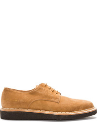 Common Projects Tan Suede Derbys