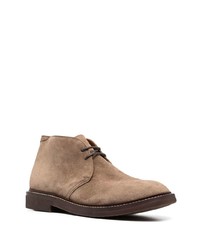 Brunello Cucinelli Lace Up Suede Boots