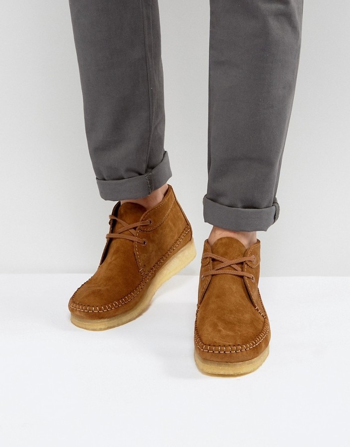 clarks suede boots