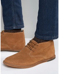 Frank Wright Strachan Chukka Boots Tan Suede
