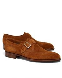 Brooks Brothers Edward Green Hove Suede Wingtip Monks