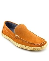 Steve Madden Fellix Tan Moc Suede Loafers Shoes