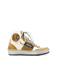 Leather Crown Bmx Hi Top Sneakers